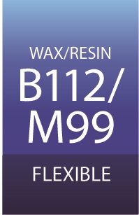 B112 ribbon o cinta de transferencia cera/resina flexible